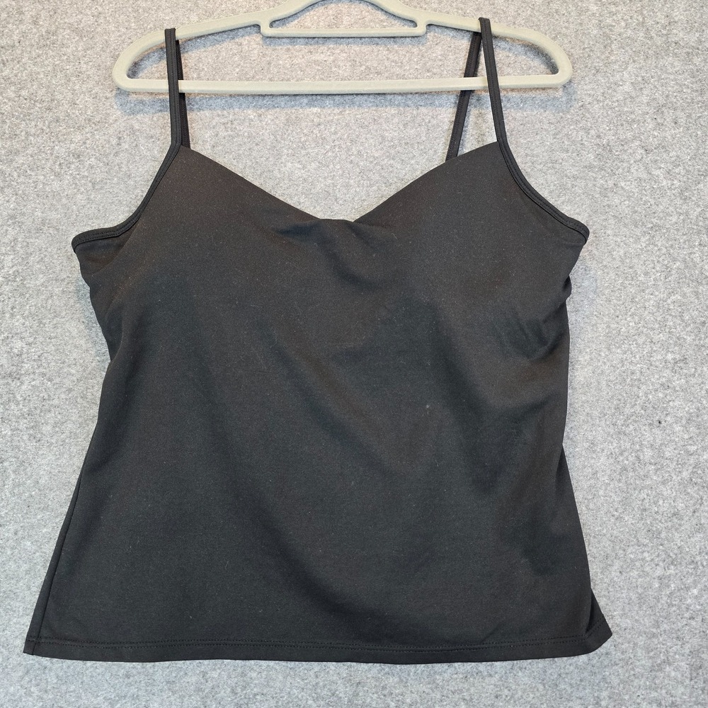New York & Company Intimates Camisole Top Womens Large Black Spaghetti Strap